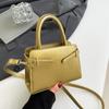 Bolsas Femininas de Alta Qualidade de Encomenda Estrangeira 2025 Primavera Tendência Retrô Bolsa de Mão Maillard Ombro Único Transversal Bolsa Quadrada Pequena