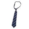 Faixa Azul e Branca Escola para Sentido jk Gravata Pequena Pessoa Preguiçosa Terno Estilo Universitário Estudante Gravata Livre Feminino Decoração Retro tb Moda