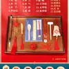 Presente Personalizado Moderno para Bebê de Um Ano Produtos de Madeira Layout de Aniversário Adereços de Loteria Tapete Suprimentos para Loteria Conjunto de Adereços
