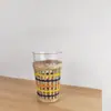 Juego de Tazas para Velas Tejidas con Paja Natural Transfronterizo Jarrón de Vidrio Tejido a Mano Juego de Tazas de Aromaterapia Taza de Huevo Tarro de Almacenamiento Tejido con Paja