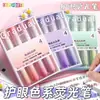 Marca-texto Gradiente, Marca-texto de Cor de Alto Valor, Caneta Marcadora para Estudante, Cor de Proteção para os Olhos, Marca-texto de Grande Capacidade