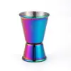 Taza medidora de doble cabeza de acero inoxidable 304 Jigger de cóctel Taza de onzas Herramienta medidora de alcohol Taza de coctelería Herramientas para bar