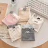 Roupa Íntima Feminina de Algodão Puro Estilo Crate de Leite Fofa 10A Algodão Puro Antibacteriana Tamanho Plus Cintura Média Respirável Estilo Universitário Roupa Íntima Triângulo Mulheres