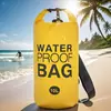 Bolsa Impermeable Transfronteriza de Hombro Único con Doble Clip de Hombro de Tela de Malla para Playa, Natación, Plegable, Bolsa de Agua para Ciclismo, Camping, Bolsa Impermeable Portátil