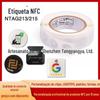 Etiqueta eletrônica flexível anti-metal de frequência ultra-alta rfid adesivos com chip nfc216/213 controle de acesso de namoro anti-falsificação