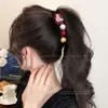 Pinza de plátano voluminizadora grande, pinza vertical, pinza para el pelo de lunares de moda coreana para mujer, accesorio para el pelo de lujo ligero de alta gama