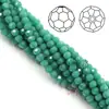 Suministro directo de fábrica 2/3/4 mm Jade Porcelana Bolas de 32 caras material para ensartar a mano cuentas de cristal cuentas de esquina multicorte