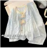 Pijama de Conejita Estilo Princesa 2026, Conjunto Delgado de Manga Larga para Primavera y Otoño, Ropa de Dormir y para Casa para Niños