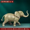 Enfeites de Elefante de Latão Decoração para Casa Chinesa Artesanato de Metal Riqueza e Auspiciosidade Presentes Festivos Presentes de Negócios