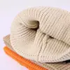 Gorro de Tricô com Fivela de Couro Estilo Americano para Homens e Mulheres, Comércio Transfronteiriço Outono e Inverno, Chapéu de Lã Versátil Emagrecedor, Chapéu Quente e à Prova de Frio