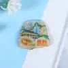 Imanes Personalizados para Refrigerador de Ciudades de Todo el País, Hechos de Madera y Resina, Pegatinas Magnéticas Conmemorativas Creativas de Dibujos Animados de Lugares Turísticos Culturales al por Mayor