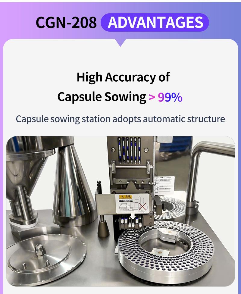 semiautomatic capsule filling machine