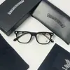 Nuevas Gafas Planas Anti-Luz Azul Ultraligeras Crowe, Gafas Unisex de Montura Negra Lisa Retro Transfronterizas