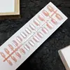Puntas de Uñas Artísticas Simples Transparentes Estilo Ojo de Gato Anchas Tiras Pre-hechas 30 Piezas Por Tamaño Uñas Portátiles Fábrica Directa Personalización