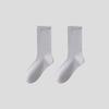 Calcetines Apilados con Borde Rizado para Mujer, Calcetines Transpirables de Algodón de Media Pantorrilla, Color Puro de Moda para Primavera y Verano, Delgados, Fábrica de Calcetines Zhuji al por Mayor
