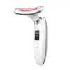 Dispositivo Multifuncional de Belleza para el Cuello, Masajeador de Cuello con Luz de Colores, Dispositivo de Tratamiento de Arrugas Faciales, Dispositivo de Introducción Facial, Dispositivo de Belleza Frío y Caliente
