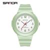 Reloj de Examen Popular Transfronterizo de Comercio Exterior Sanda para Estudiantes de Primaria y Secundaria, Simple, Luminoso, Impermeable, Deportivo, de Cuarzo para Hombre y Mujer