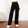 Amazon Aliexpress Pantalones de Pierna Recta Jeans Lavados Holgados Moda Retro para Mujer Casual Versátil Pantalones Largos Transfronterizos