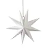 Estrela de nove pontas de papel enfeites de origami para festa de Natal decoração de aniversário arranjo de janela de jardim de infância