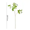 Plantas verdes artificiales, ramas de vid verdes y flores artificiales para decoración del hogar, arreglos florales sencillos para sala de estar, artículos decorativos pequeños, flores artificiales