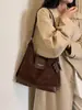 Bolsa Feminina Casual para o Dia a Dia 2026 Outono Novo Estilo Moda Versátil Patchwork Bolsa Transversal Estilo Coreano Color Block Bolsa de Ombro com Corrente