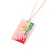 Collar Ghost Blade de anime carbón Zhilang you beans collar del equipo Seven Kill cos metal llavero colgante