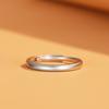 S925 prata esterlina anel antigo francês simples clássico fosco luz luxo casal de alta qualidade Ring Factory Entrega direta