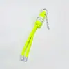 Nuevas ornamentos para bolsa de color caramelo estilo INS de moda nacional, tarjeta, cordón de cremallera DIY para llavero de teléfono móvil, llavero de moda