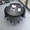 Mesa de recepção simples e cadeira combinação mesa de negociação loja de recepção mesa e cadeira escritório lazer pequena mesa redonda quadrada mesa de jantar nórdico