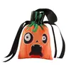 Bolsa de Caramelo de Tela Cepillada para Halloween Escenario Decoración de Ventana de Hotel Centro Comercial Bolsa de Halloween
