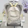 Mochila de Estudiante de Secundaria y Preparatoria Moderna para Niñas, Mochila Mini Fresca Ligera Casual Versátil para Mujeres, Mochila de Estudiante