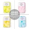 Pastilla de jabón desechable para viaje, pastilla de jabón portátil, pastilla mini de pétalo para lavado de manos para estudiantes y niños, caja