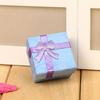 2022 nueva caja de anillo color caramelo al por mayor creativa 4x4 pequeña caja de regalo para joyería caja de joyería con lazo