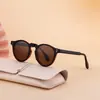 2026 Nuevas Gafas de Sol de Moda Europeas y Americanas con Montura Redonda para Mujer, Pin Personalizado de Propionato Gafas de Sol Versátiles con Protección Solar para Mujer Transfronterizas