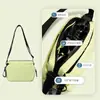 Bolsa Transversal Nova Personalizada para Ir ao Trabalho e Pedalar, Bolsa de Ombro Casual Leve Multifuncional, Mochila Pequena Moderna e Versátil