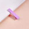 Pinza metálica para macarrón de 3.7 cm sin costuras de doble horquilla para niña, pinza para flequillo, pinza lateral, horquilla hecha a mano DIY, pinza inferior