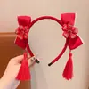 Accesorios para el cabello del Día de Año Nuevo 2026, Accesorios para fotos de tendencia nacional, Suministros de disfraces con ambiente festivo de Nezha, Diademas con borlas