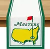 Amazon Transfronterizo Temu Runner de Mesa con Tema de Golf Clubes Verdes Decoración de Mesa de Campo de Golf Fiesta