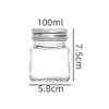 Venta al por mayor de fábrica botella de miel embalaje cuadrado botella resistente a altas temperaturas frasco sellado salsa de chile mermelada embalaje de alimentos botella de vidrio