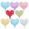 Nuevo Estilo Coreano Ins 20 pulgadas Color Puro Mate Corazón Melocotón Corazón Globo de Película de Aluminio Fiesta de Cumpleaños Propuesta Confesión Decoración