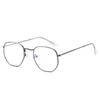 Estilo Coreano Nuevos Lentes Poligonales para Mujer Modernos Retro Metal Lentes Planos Ciber Popular Calle Fotográfico Rostro Pequeño Gafas Decorativas Armazón