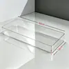 Estante de almacenamiento para teclado, transparente, a prueba de polvo, acrílico multicapa, para teclados mecánicos e inalámbricos, vitrina a prueba de polvo para almacenar y exhibir teclados y ratones