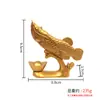 Adorno de pez Arowana con base, giratorio, adecuado para inauguraciones de negocios y housewarmings, trae buena fortuna, disponible para venta al por mayor