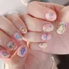 Fonte do Fabricante de Adesivos de Unha Personalizados DIY Desenho Animado Fofo Rosto Sorridente Pequeno Animal Adesivos de Unha Joias Oem