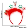 2026 Novas Tiara de Natal para Crianças e Adultos, Suprimentos para Decoração de Festa, Tiaras de Galhos de Rena, Decorações de Natal