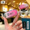 Aplicable a la nueva norma nacional Taiwan Bell Leopard Ce30 Super Power S Segunda Generación GC6 Funda Protectora de Silicona para Llave de Coche Eléctrico