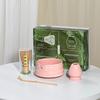 Juego de Té Matcha Estilo Ins Japonés Set de 7 Piezas con Batidor de Té Caja de Regalo de Cerámica Tazón de Matcha Transfronterizo con Pico