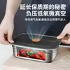 Caja de almuerzo de acero inoxidable 316/304 de grado alimenticio personalizable para trabajadores de oficina, comercio exterior transfronterizo, con tapa