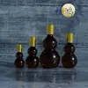 Botella Roller Masajeador Portátil para Aceites Esenciales, Botella de Vidrio Ámbar, Botella de Perfume, Botella Dispensadora de Aceites Esenciales