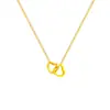 Collar con Colgante de Corazón Nuevo Simple Exquisito Estilo Coreano Cadena para Clavícula de Acero de Titanio Versátil de Lujo Ligero de Nicho de Gama Alta